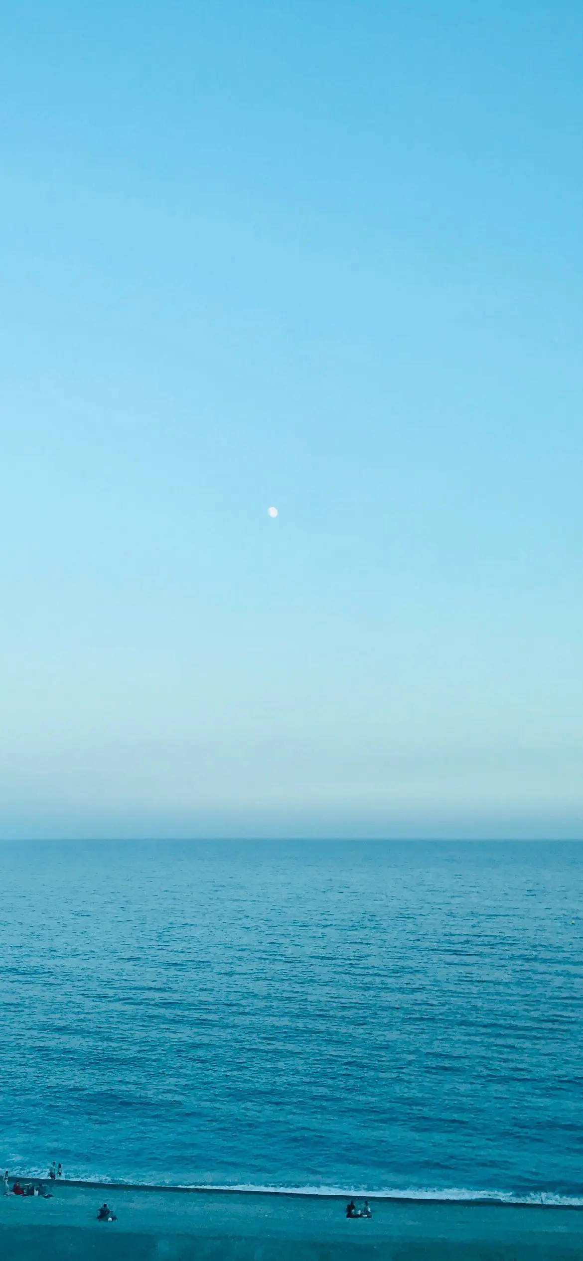 Light Blue Phone, beach, ocean, Full HD Phone Wallpaper