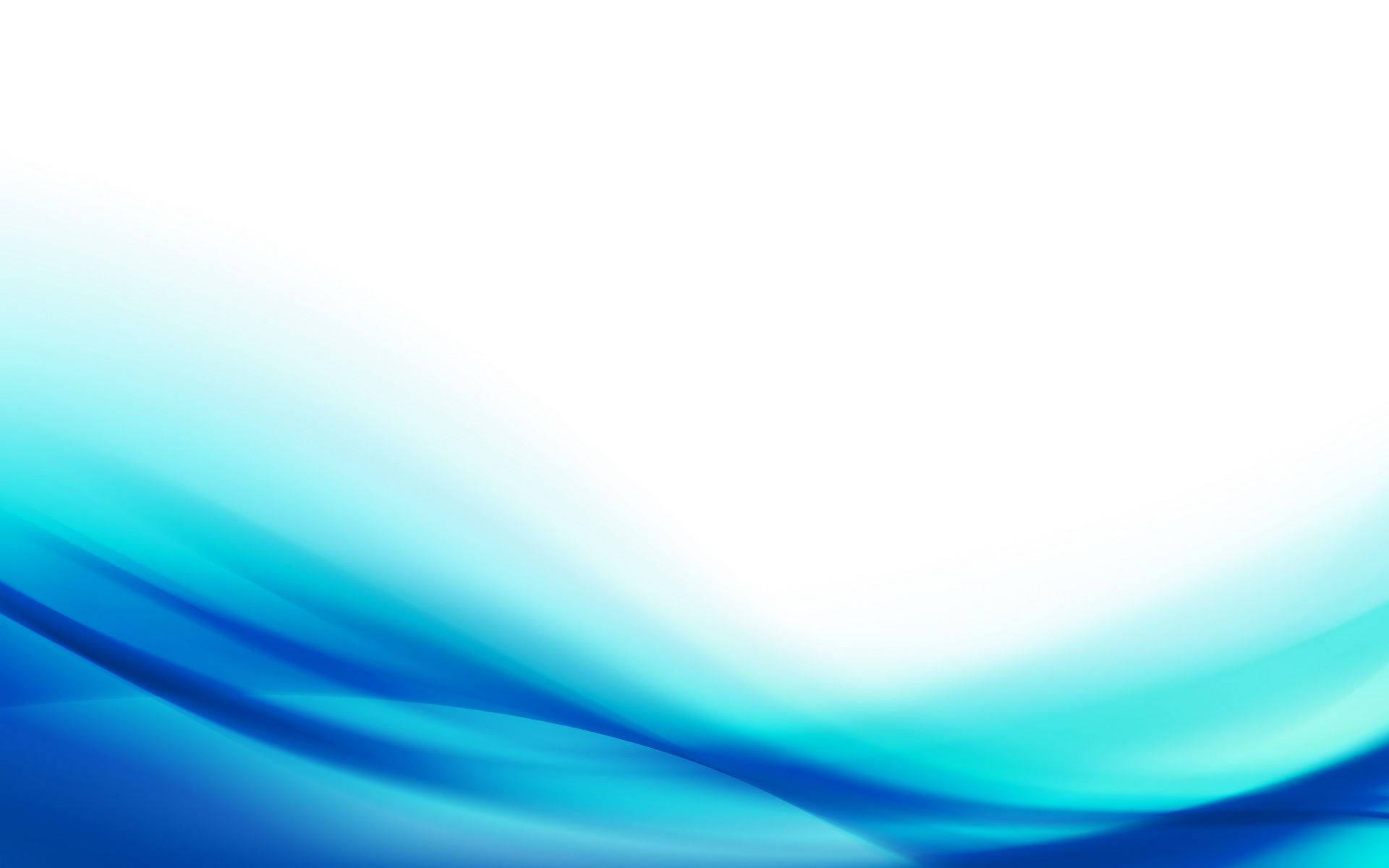 bright blue wave of light, calm white backdrop, soft flowing blue waves, Full HD Desktop Wallpaper
