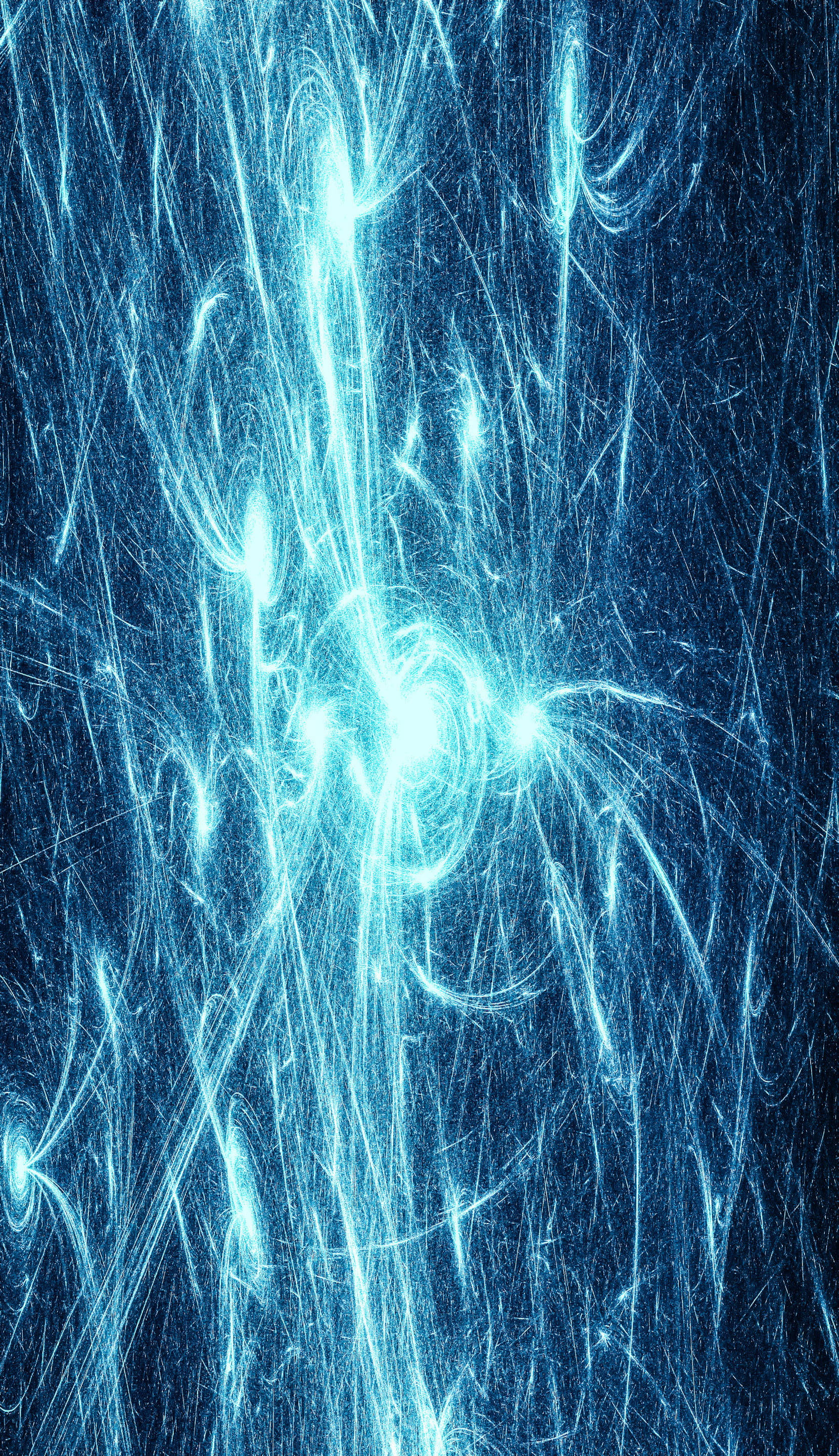 Light Blue Phone, electric blue, fractal energy streams, 2K Phone Wallpaper