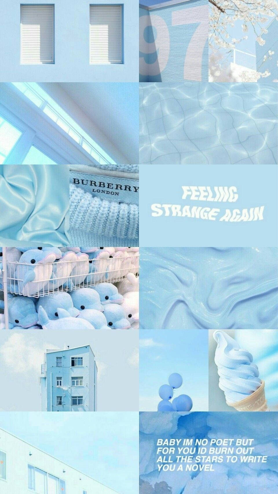 Light Blue Aesthetic, iPhone, text, HD Phone Wallpaper