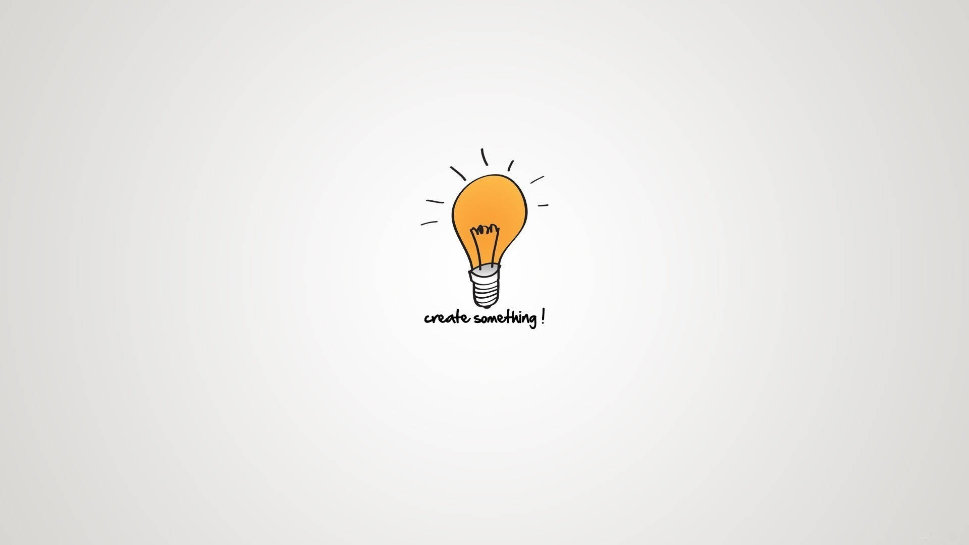 lightbulb, glowing, rays, Full HD Desktop Wallpaper