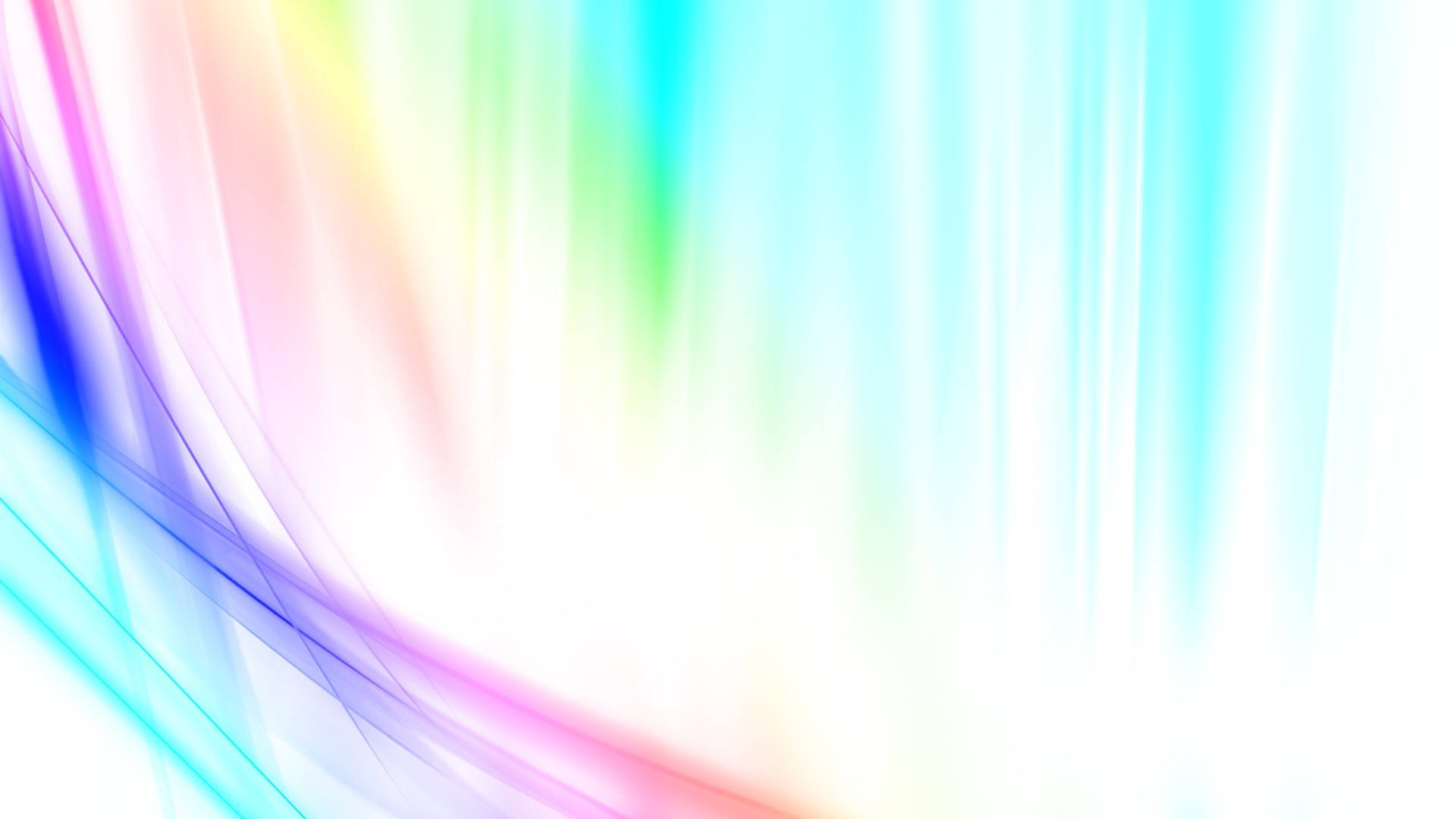 light color, white background, vibrant rainbow streaks, Full HD Desktop Wallpaper