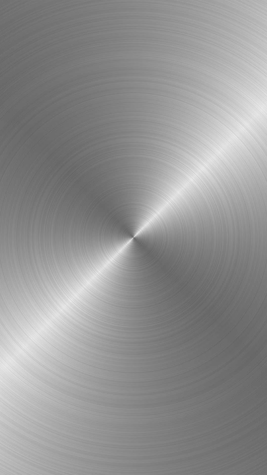 Light Gray iPhone, brushed metal, concentric circular grooves, Full HD Phone Wallpaper