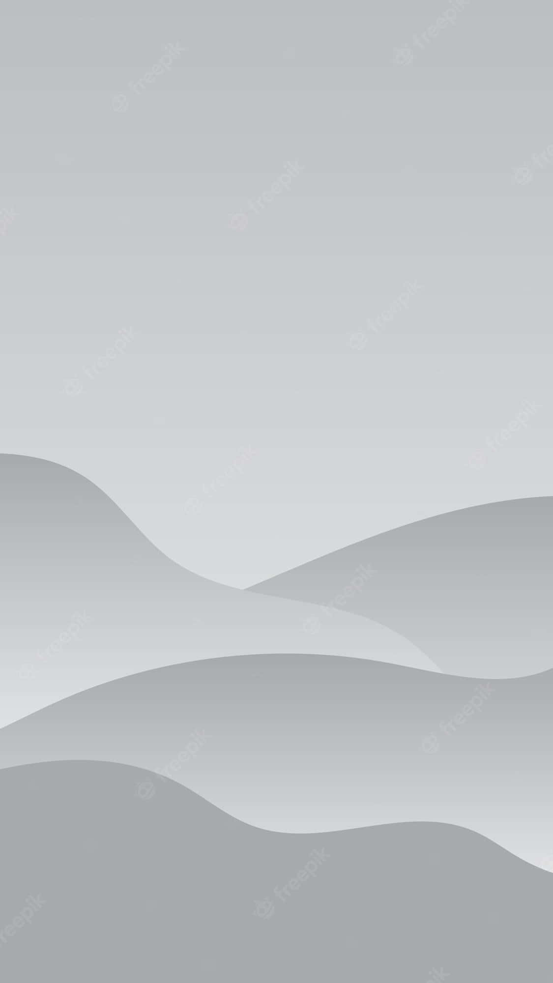 light gray iPhone, abstract waves, minimalist gradient background, Full HD Phone Wallpaper