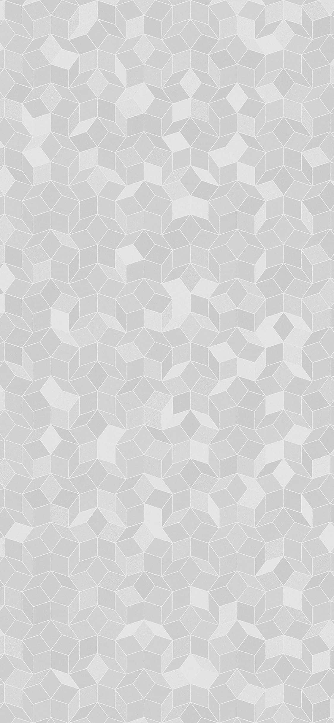 light gray, geometric cubes, subtle shadows, Full HD Phone Wallpaper