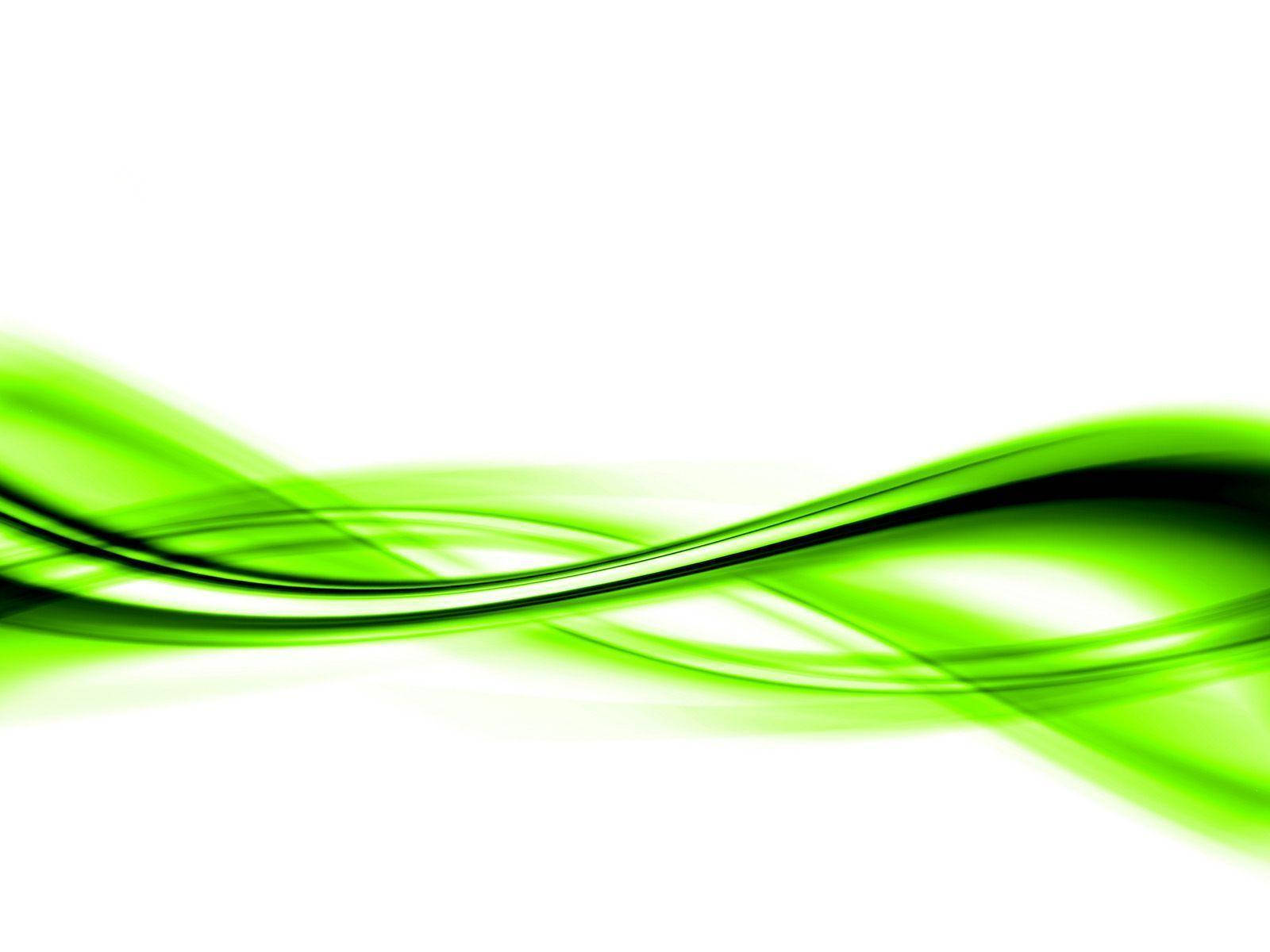 curved lines, light green, translucent waves, HD Desktop Wallpaper