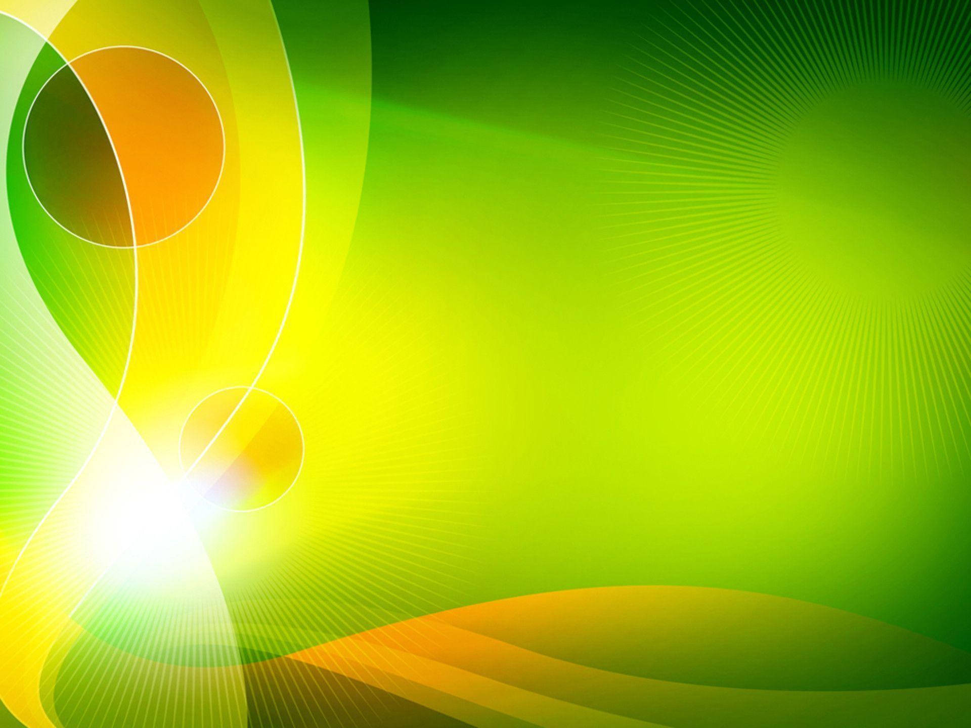 abstract light green, green yellow gradients, radiant sunburst patterns, Full HD Desktop Wallpaper