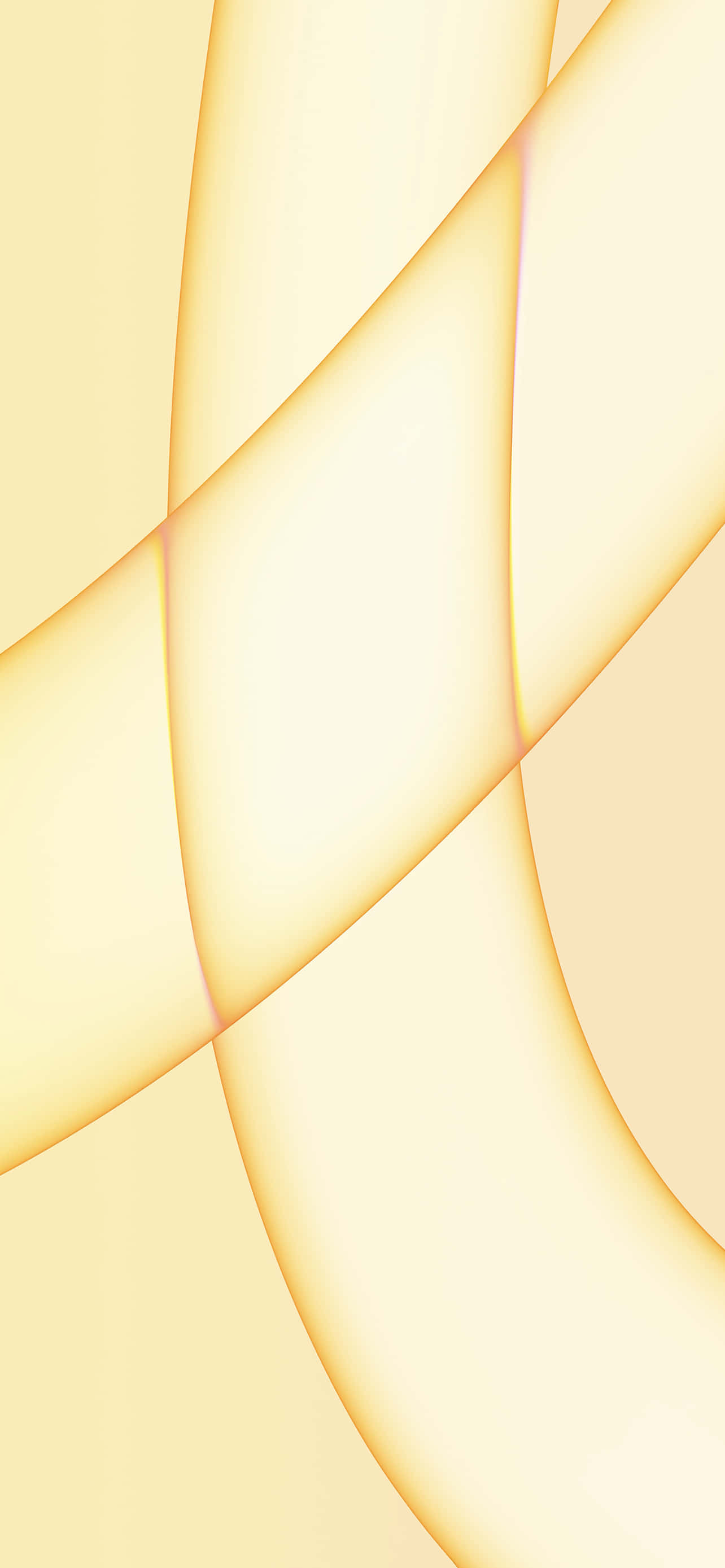 light orange, bright orange summer skies, soft golden ribbons, 2K Phone Wallpaper