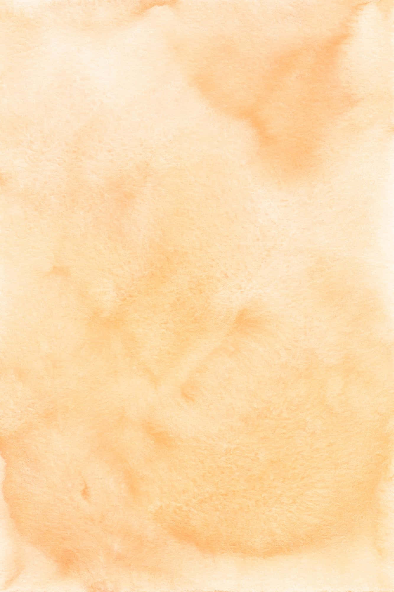 light orange, peach watercolor wash, gentle gradients, Full HD Phone Wallpaper