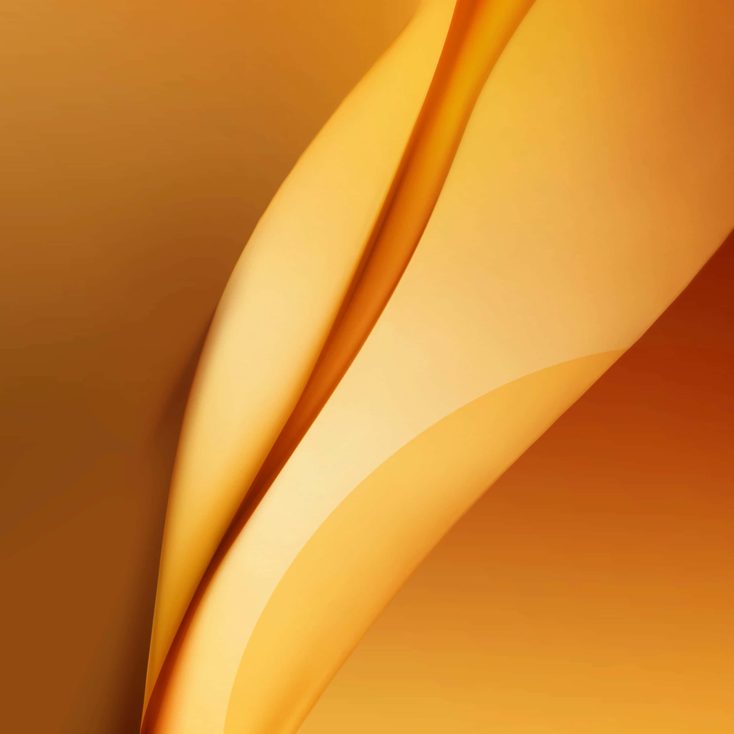 light orange, golden fabric, smooth, 2K Desktop Wallpaper