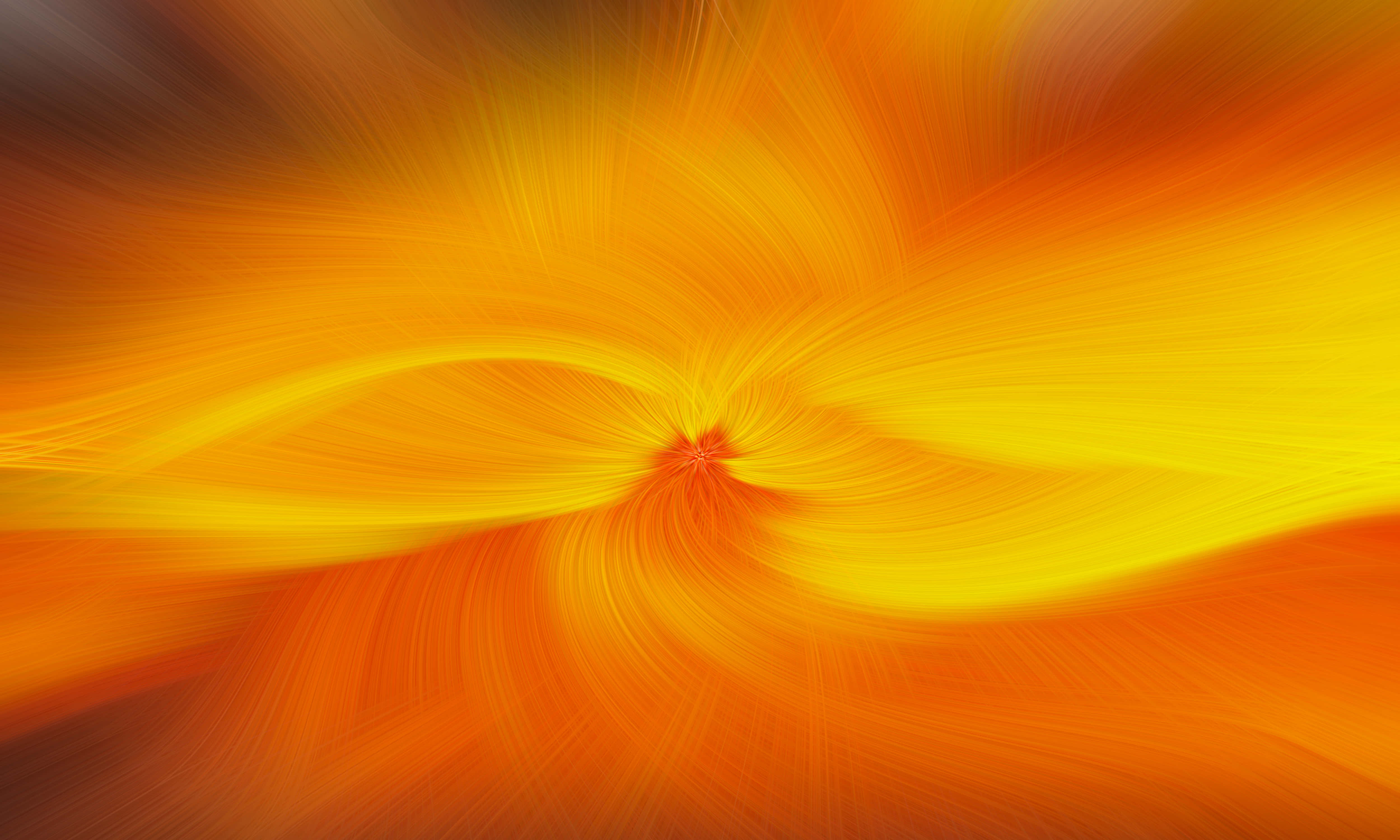 Light Orange, orange, yellow, 4K Desktop Wallpaper