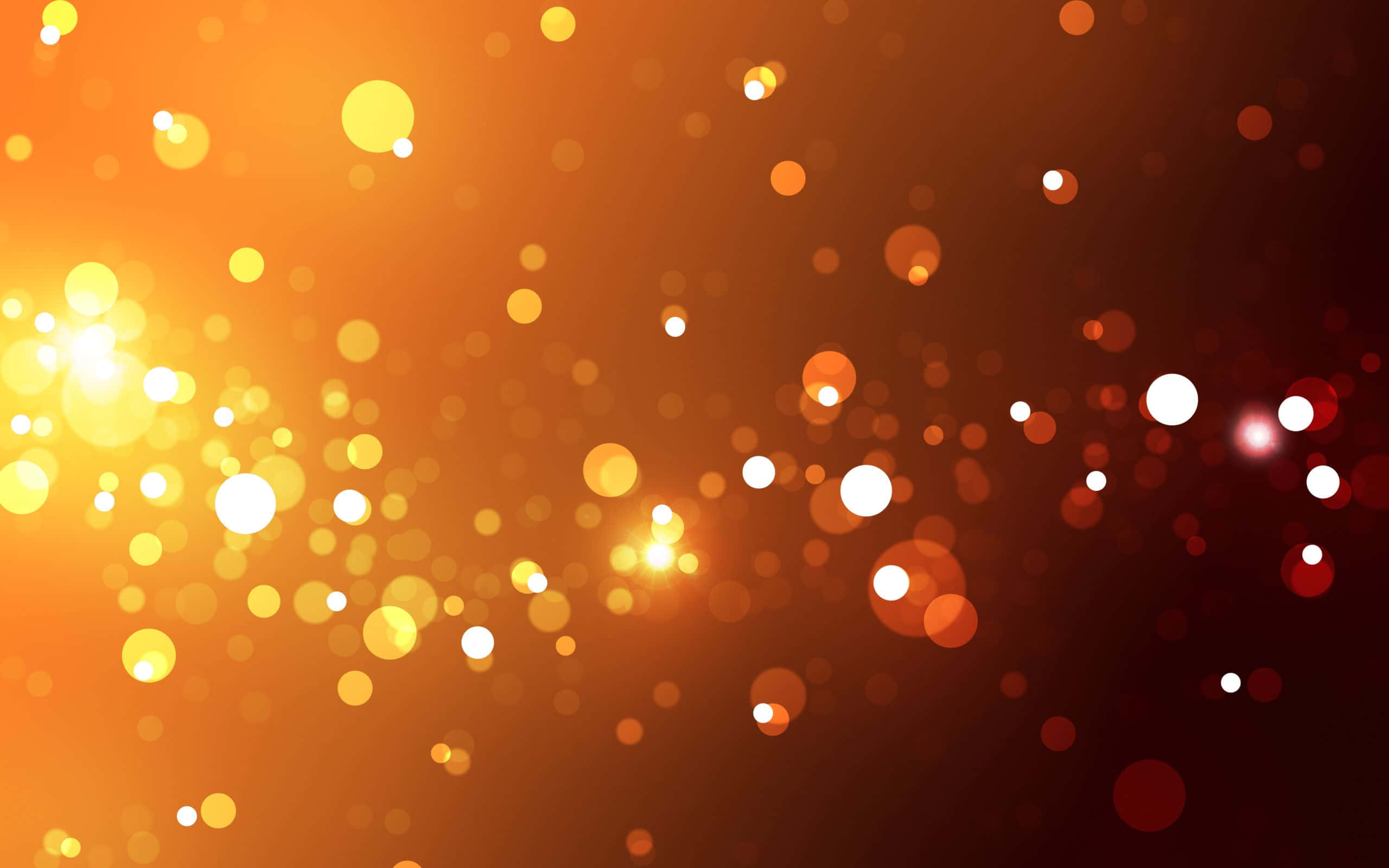 light orange, warm orange, deep red, 2K Desktop Wallpaper