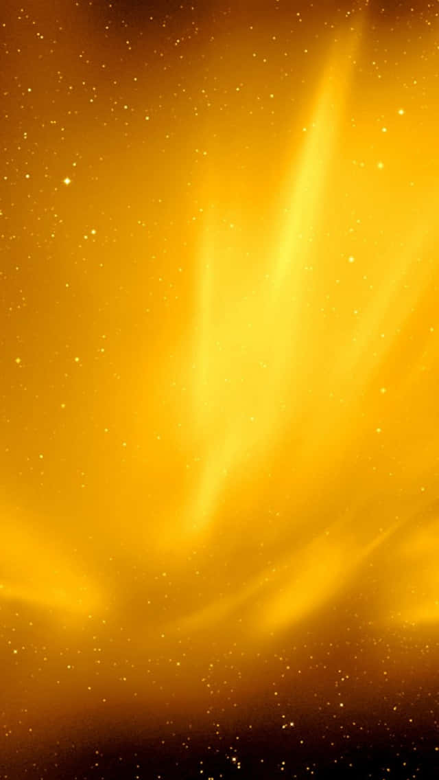 golden cosmic rays, starfield, radiant amber, SD Phone Wallpaper