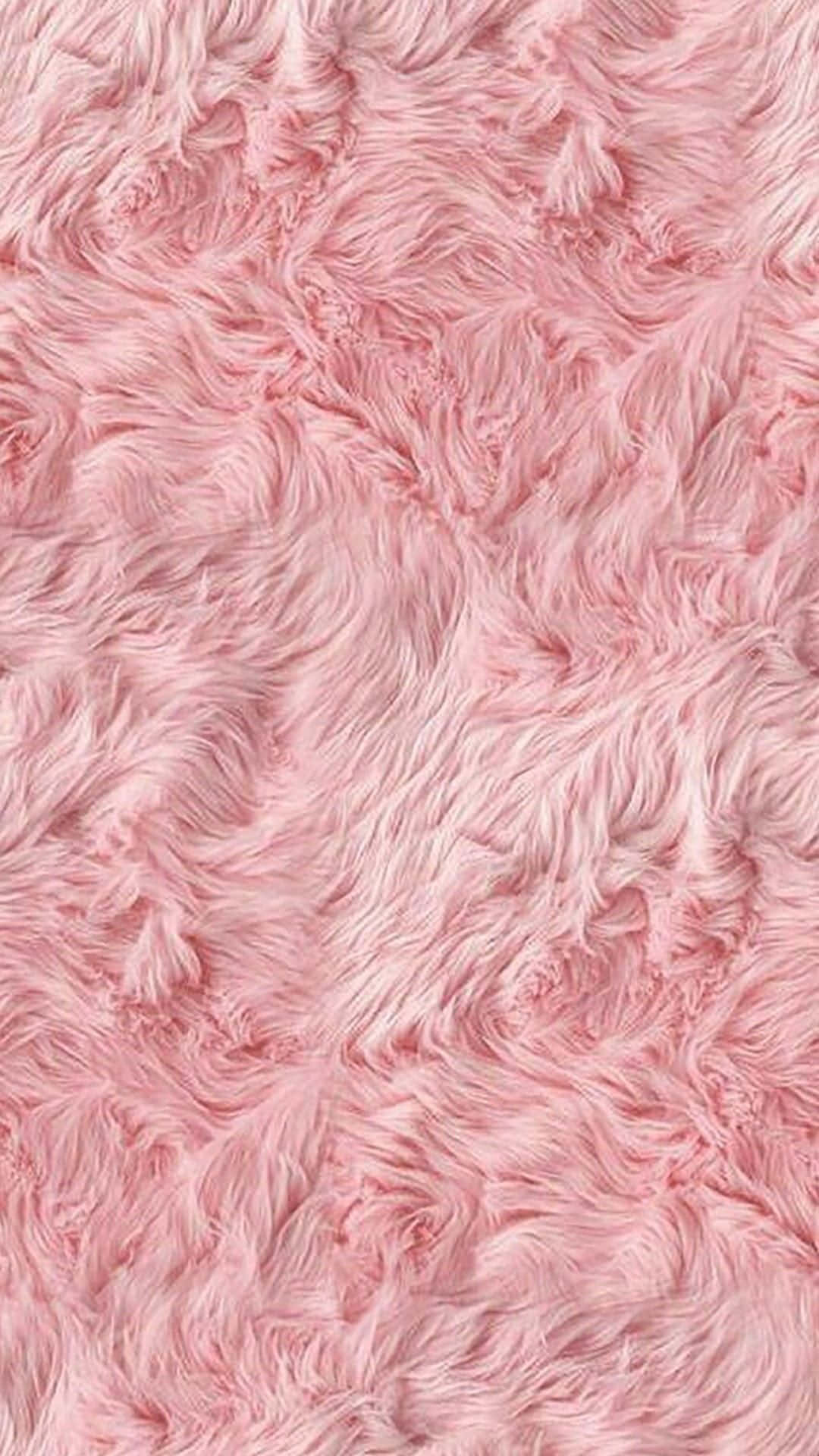 fuzzy wavy fabric, soft fluffy pink fur, gentle waves, Full HD Phone Wallpaper