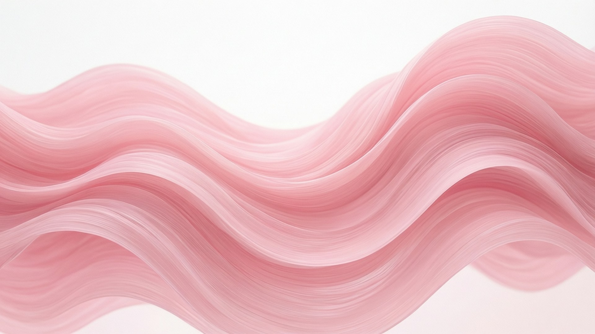 Pink Waves Abstract, soft pink, translucent waves, Full HD Desktop Wallpaper