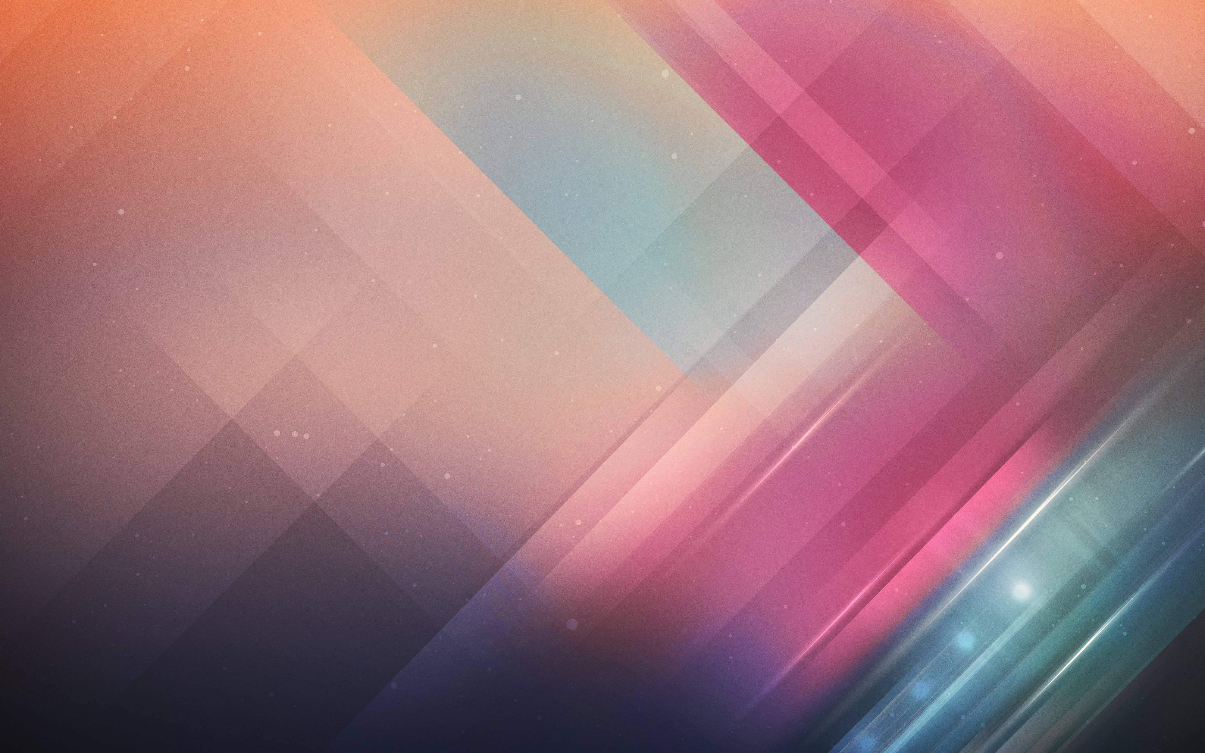 pink, orange, teal, 4K Desktop Wallpaper