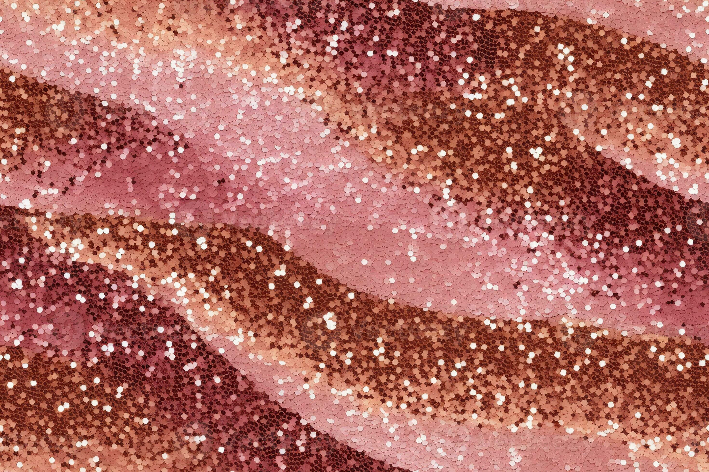 rose gold, pink glitter, glitter waves, 2K Desktop Wallpaper