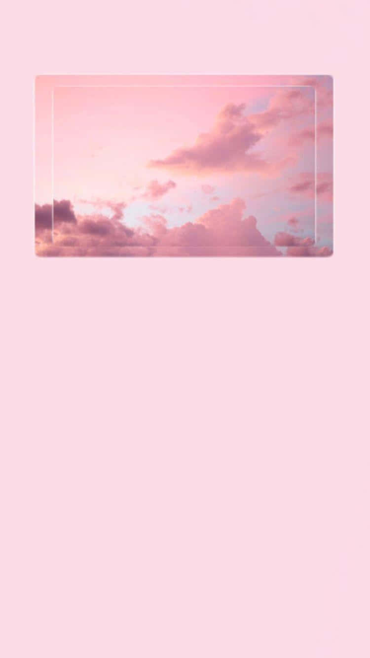 light pink iPhone, pastel sky, soft pink clouds, HD Phone Wallpaper
