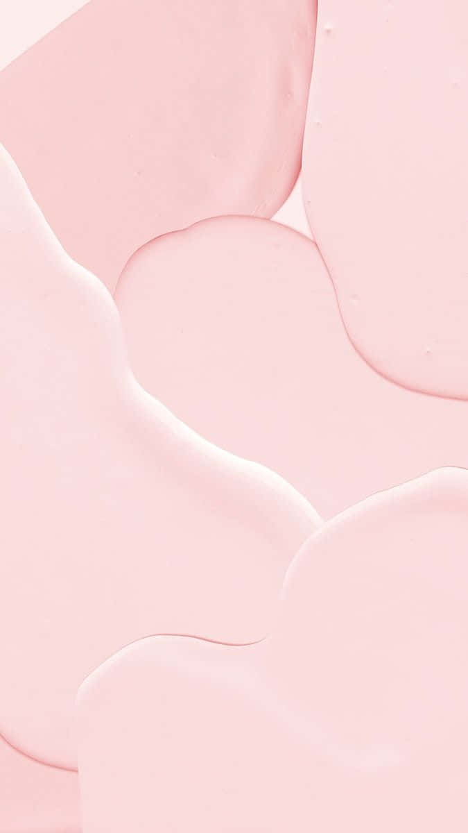 light pink iPhone, soft pink liquid, smooth organic curves, SD Phone Wallpaper