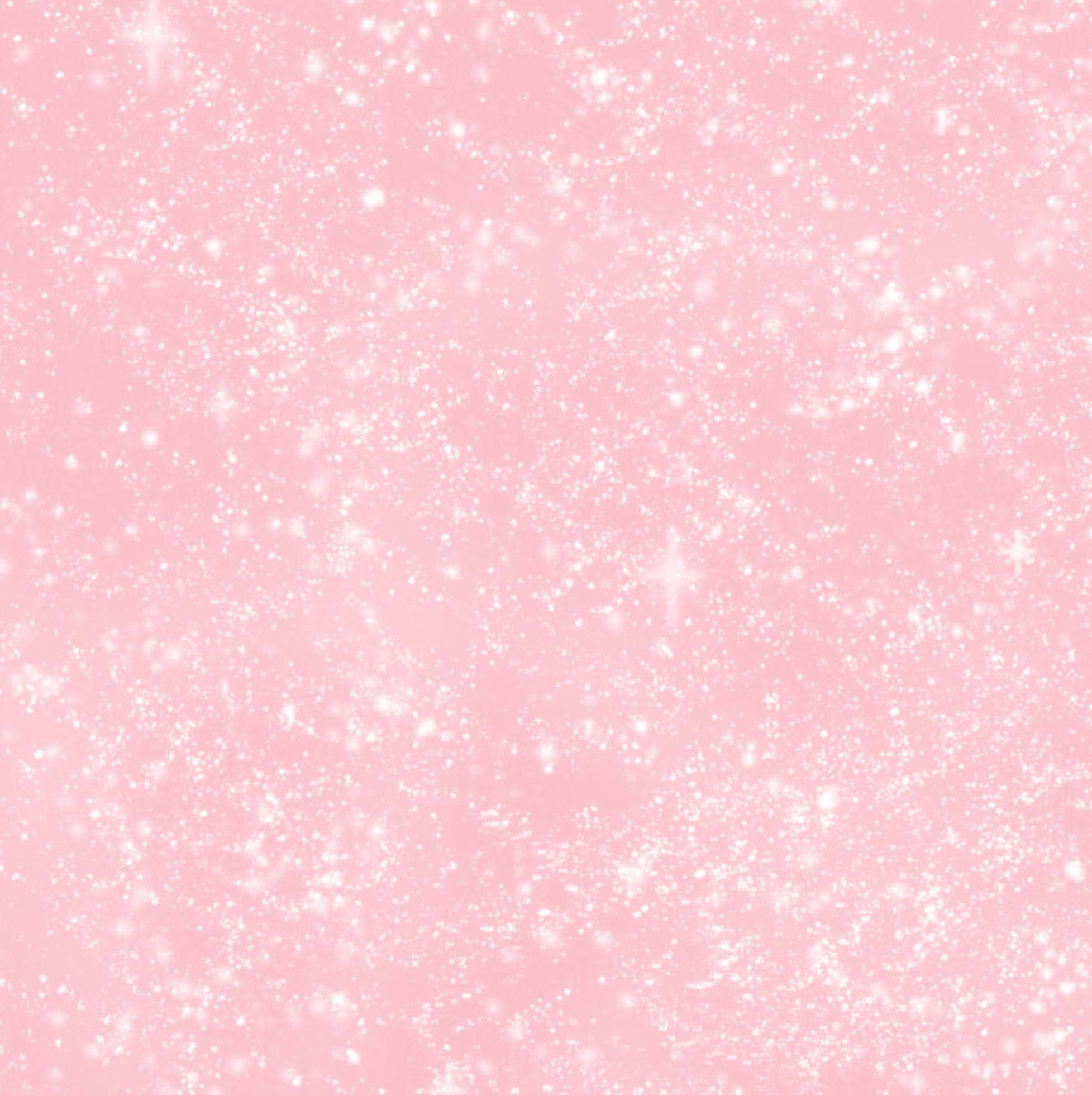 Light Pink Glitters, soft pink background, sparkling white glitter particles, Full HD Phone Wallpaper