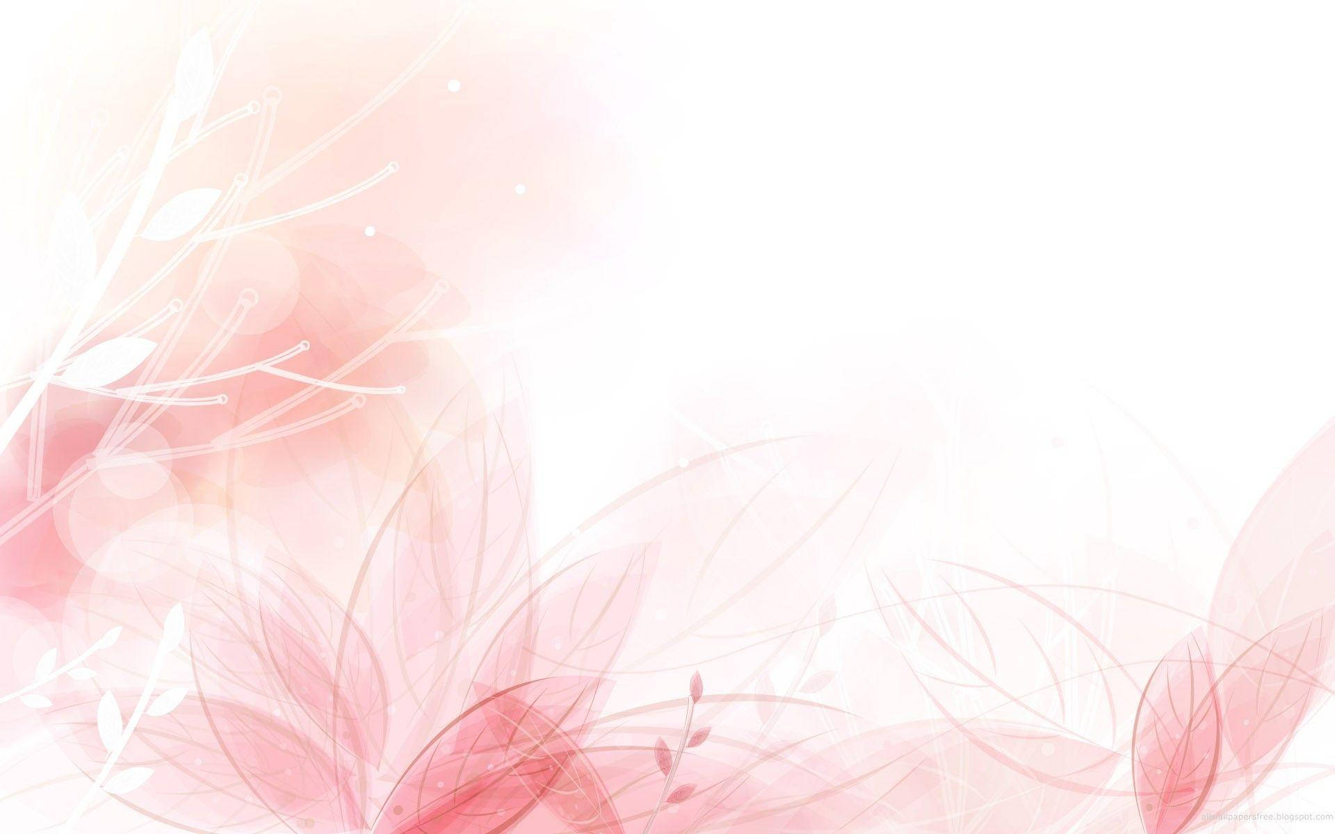 Light Pink Leaves, soft pink, translucent leaves, Full HD Desktop Wallpaper