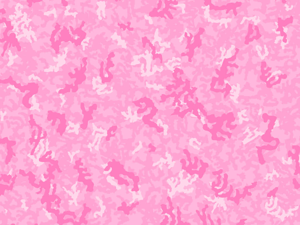 pink camo, vibrant pink, white, SD Desktop Wallpaper