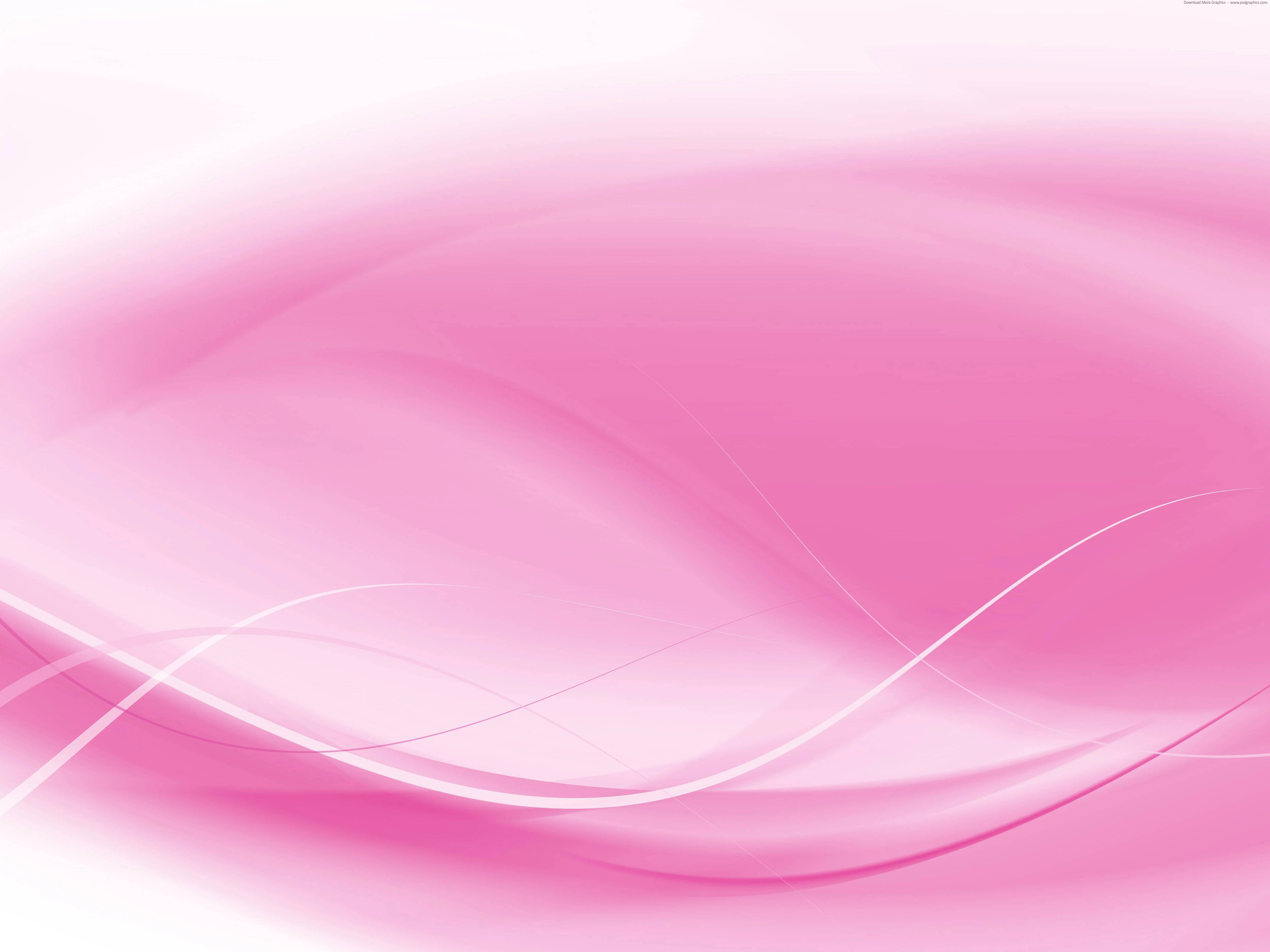 Light Pink Wavy Flow, soft pink gradients, gentle waves, 4K Desktop Wallpaper