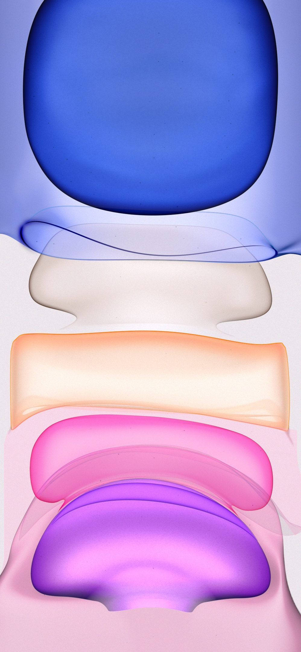 Light Purple iPhone, glass block sculpture, translucent geometric shapes, Full HD Phone Wallpaper
