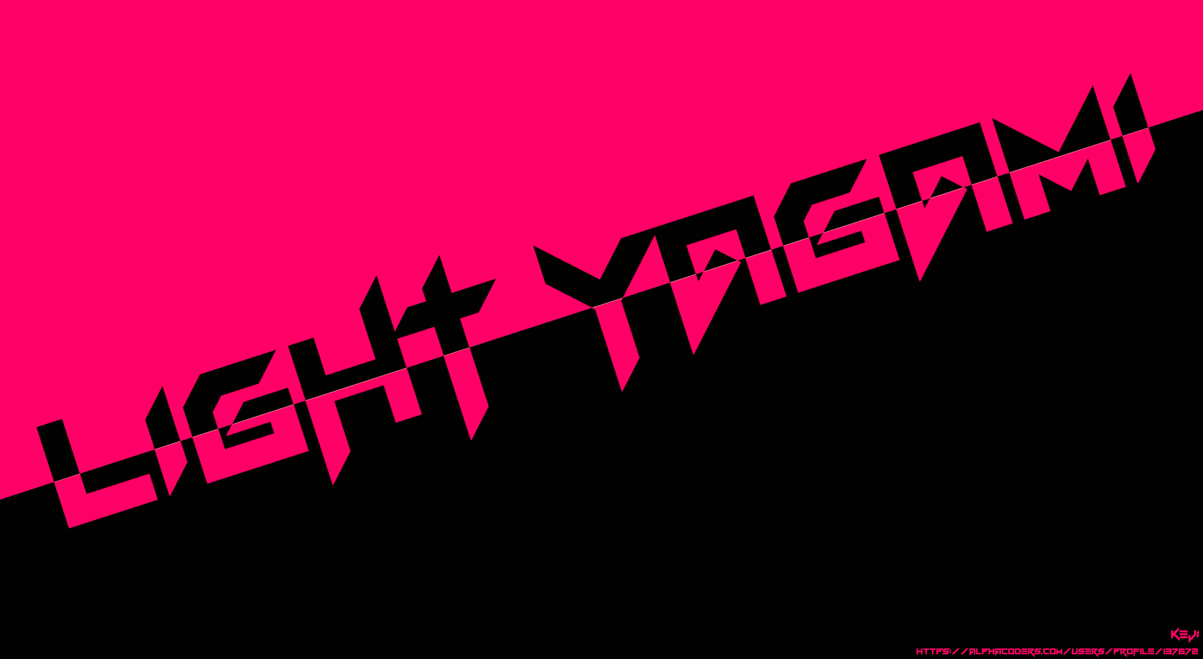 Light Yagami, black, pink, 5K Desktop Wallpaper