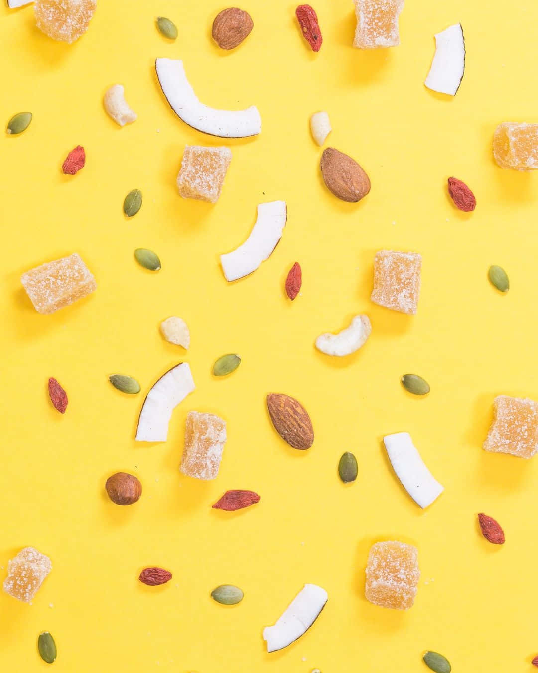 Light Yellow, vibrant yellow, candied fruits, HD Phone Wallpaper