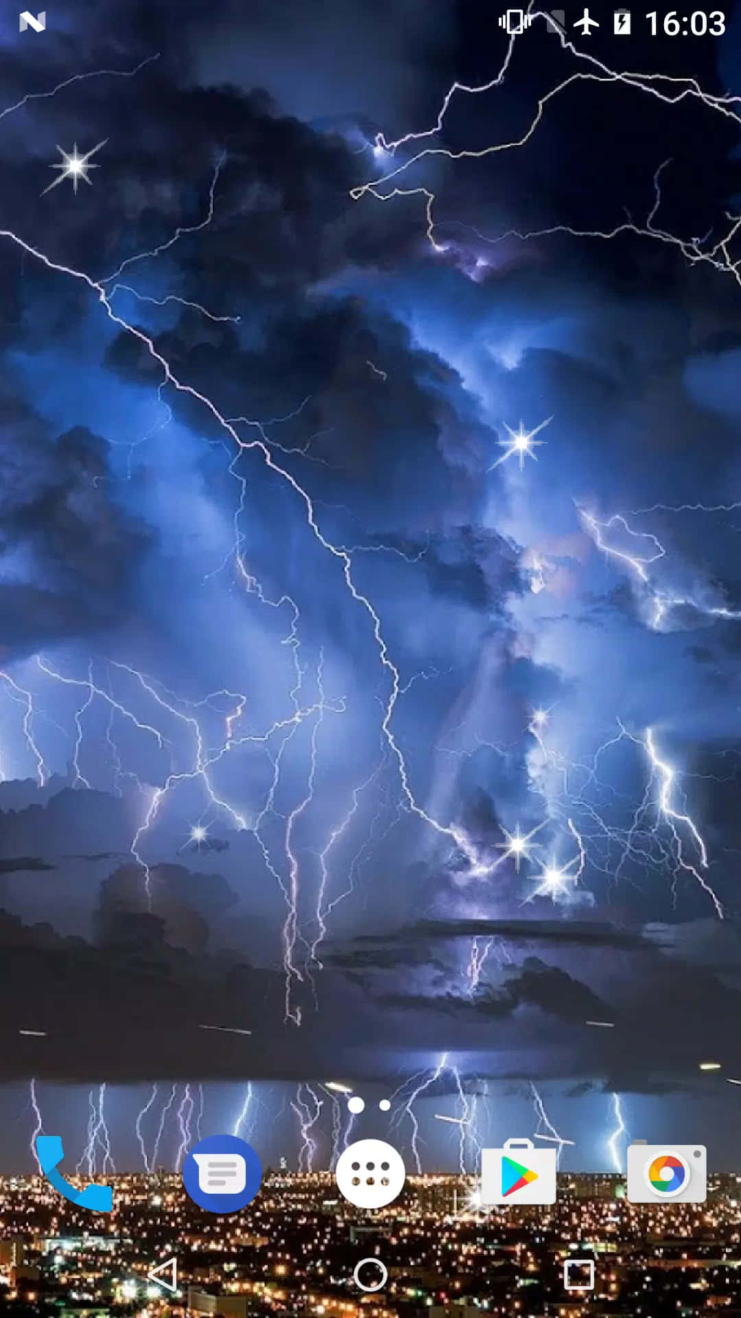 Lightning Bolt iPhone, lightning bolts, stormy night sky, Full HD Phone Wallpaper