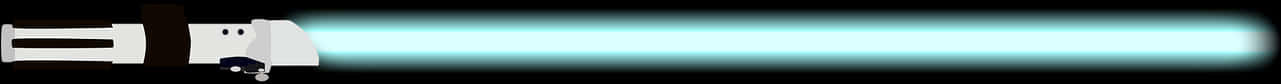 lightsaber, glowing cyan blade, black background, HD Desktop Wallpaper