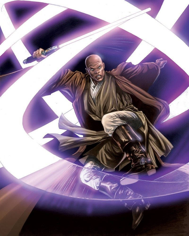 purple lightsaber, white lightsaber, swirling purple and white energy vortex, SD Phone Wallpaper