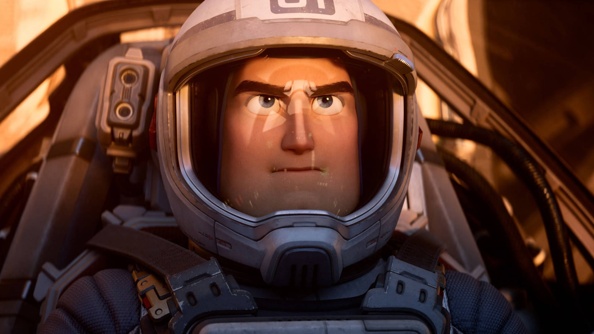 Lightyear, spacesuit, spaceship cockpit, Full HD Desktop Wallpaper