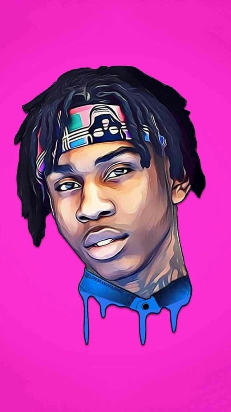 Lil Baby, dreadlocks, colorful headband, HD Phone Wallpaper