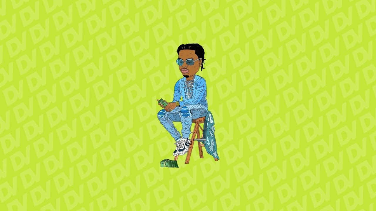 Lil Baby, blue outfit, sunglasses, HD Desktop Wallpaper