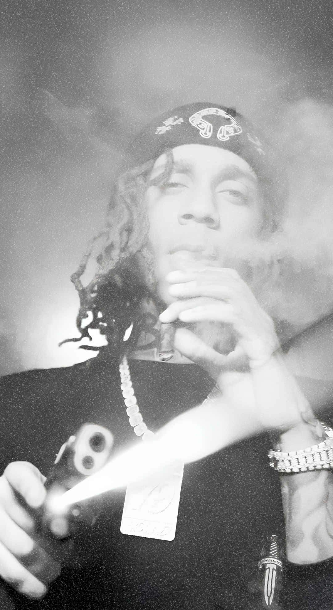Lil Jeff, dreadlocks, cigar, Full HD Phone Wallpaper
