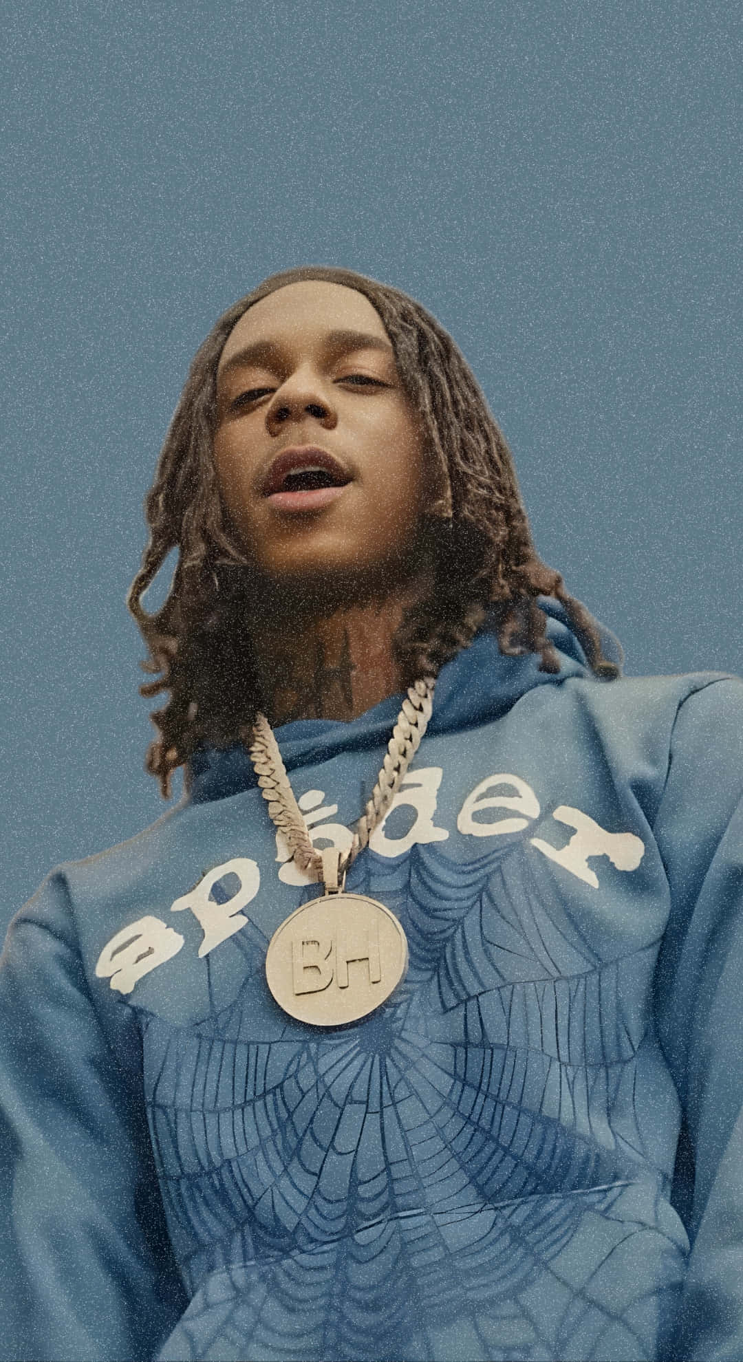 Lil Jeff, dreadlocks, blue hoodie, Full HD Phone Wallpaper