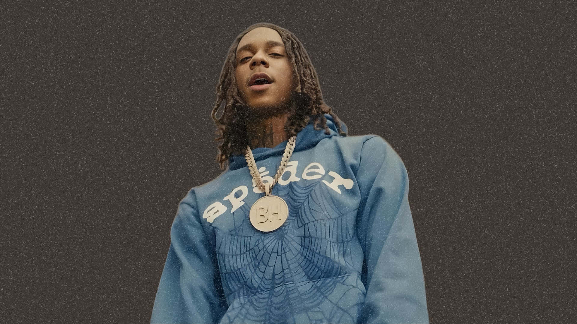 Lil Jeff, dreadlocks, blue hoodie, Full HD Desktop Wallpaper