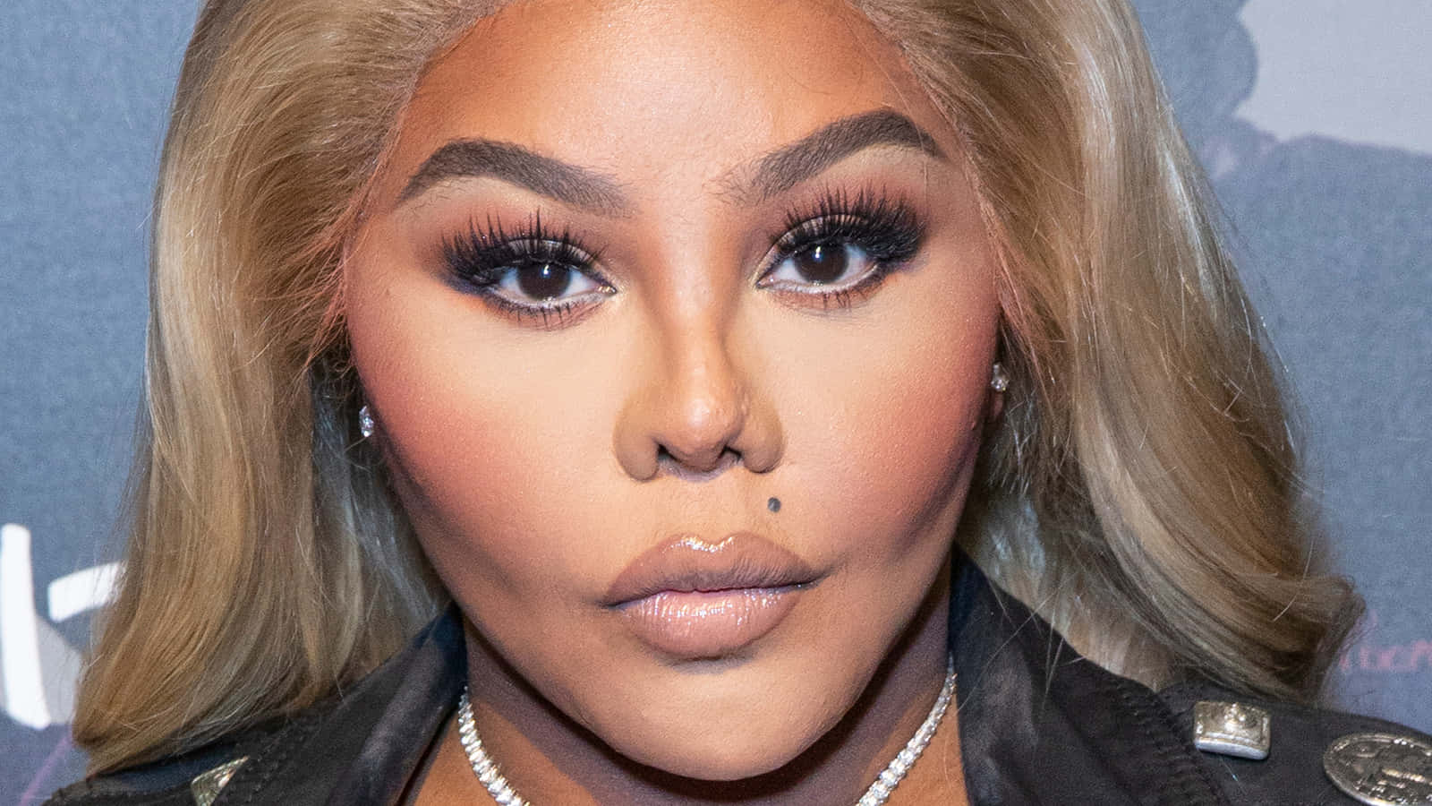 Lil Kim, blonde hair, heavy makeup, HD Desktop Wallpaper