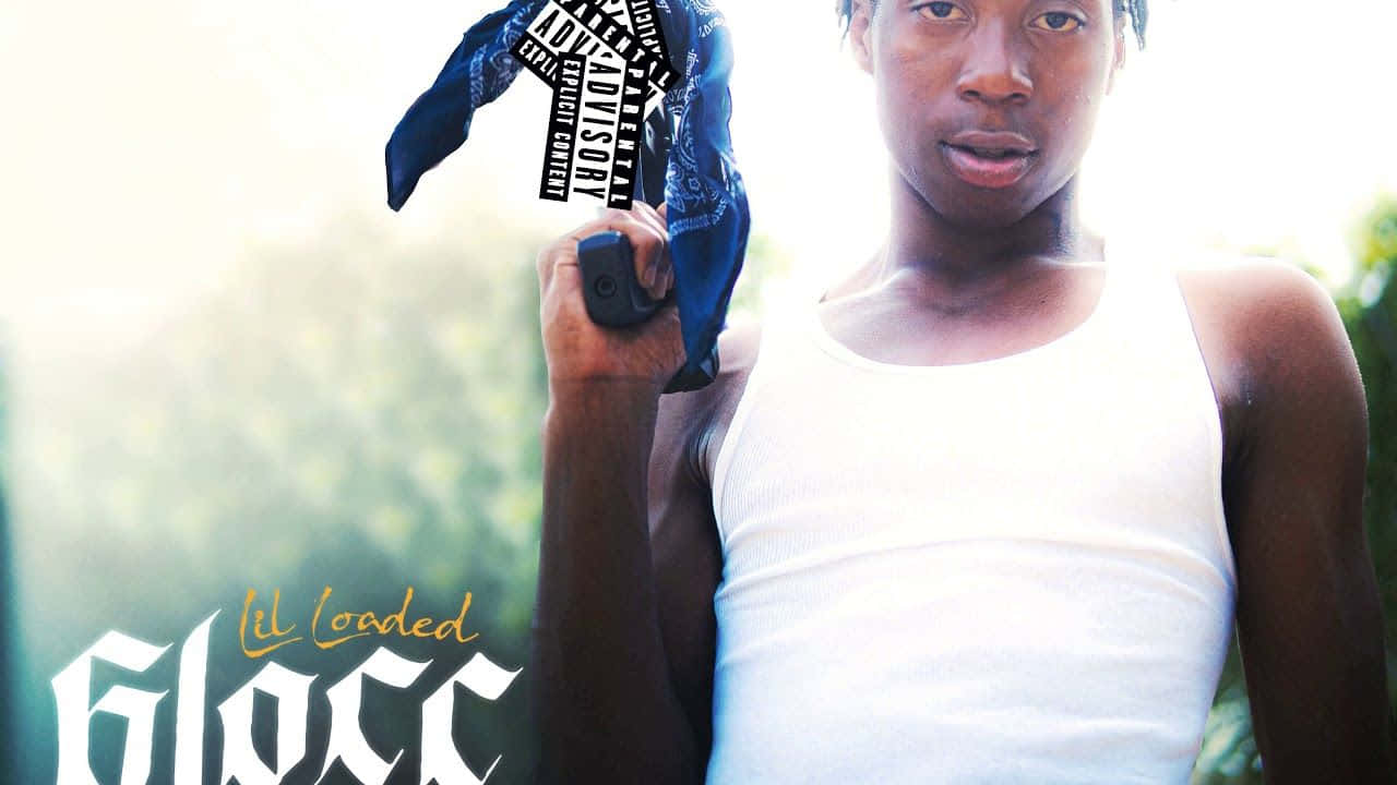 Lil Loaded, Parental Advisory, white tank top, HD Desktop Wallpaper