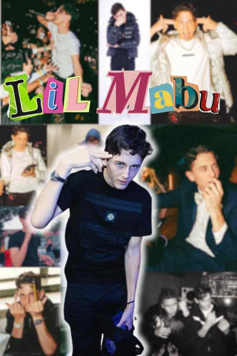 Lil Mabu, vibrant collage, young man, SD Phone Wallpaper