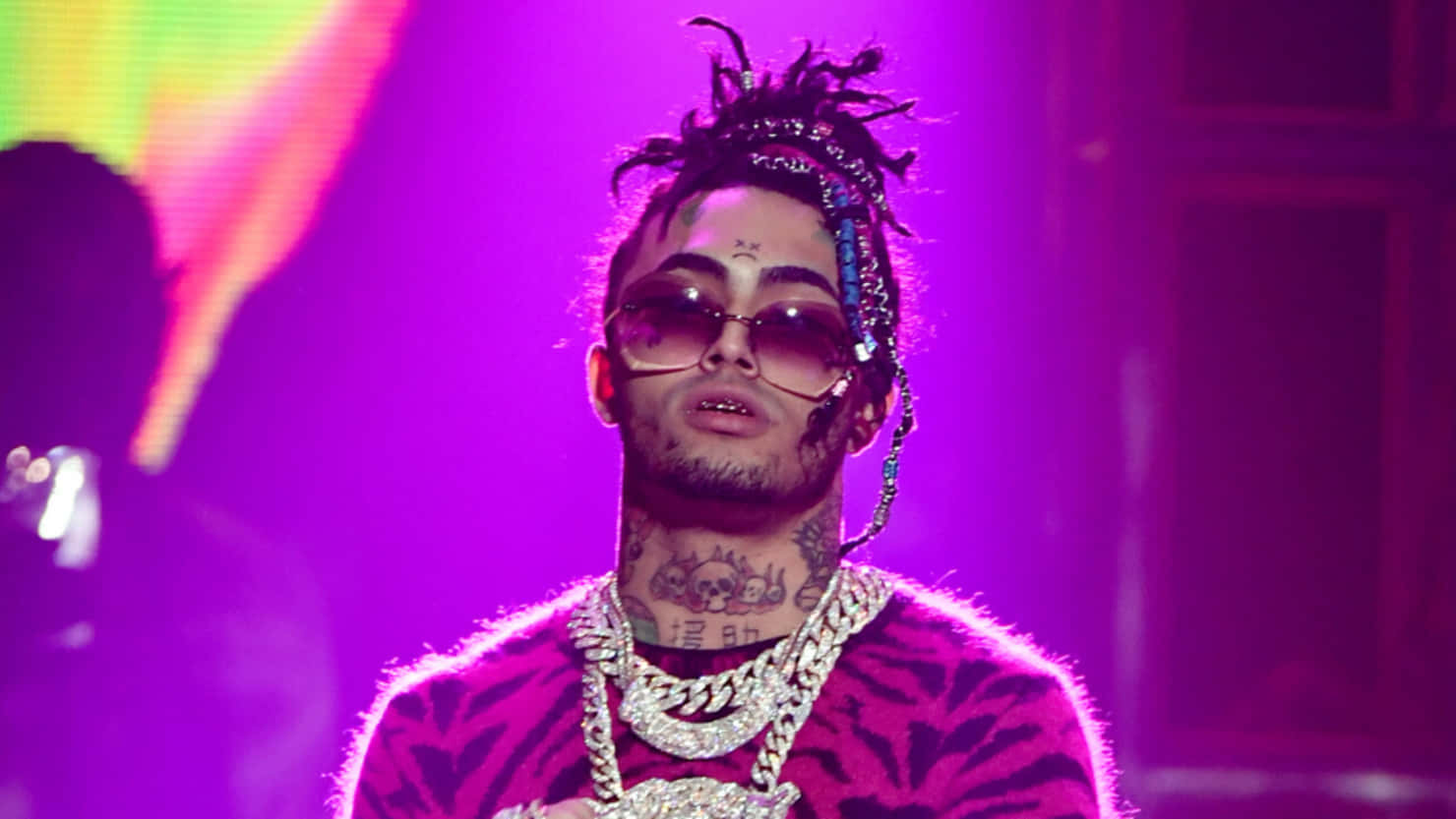 Lil Pump, dreadlocks, sunglasses, HD Desktop Wallpaper