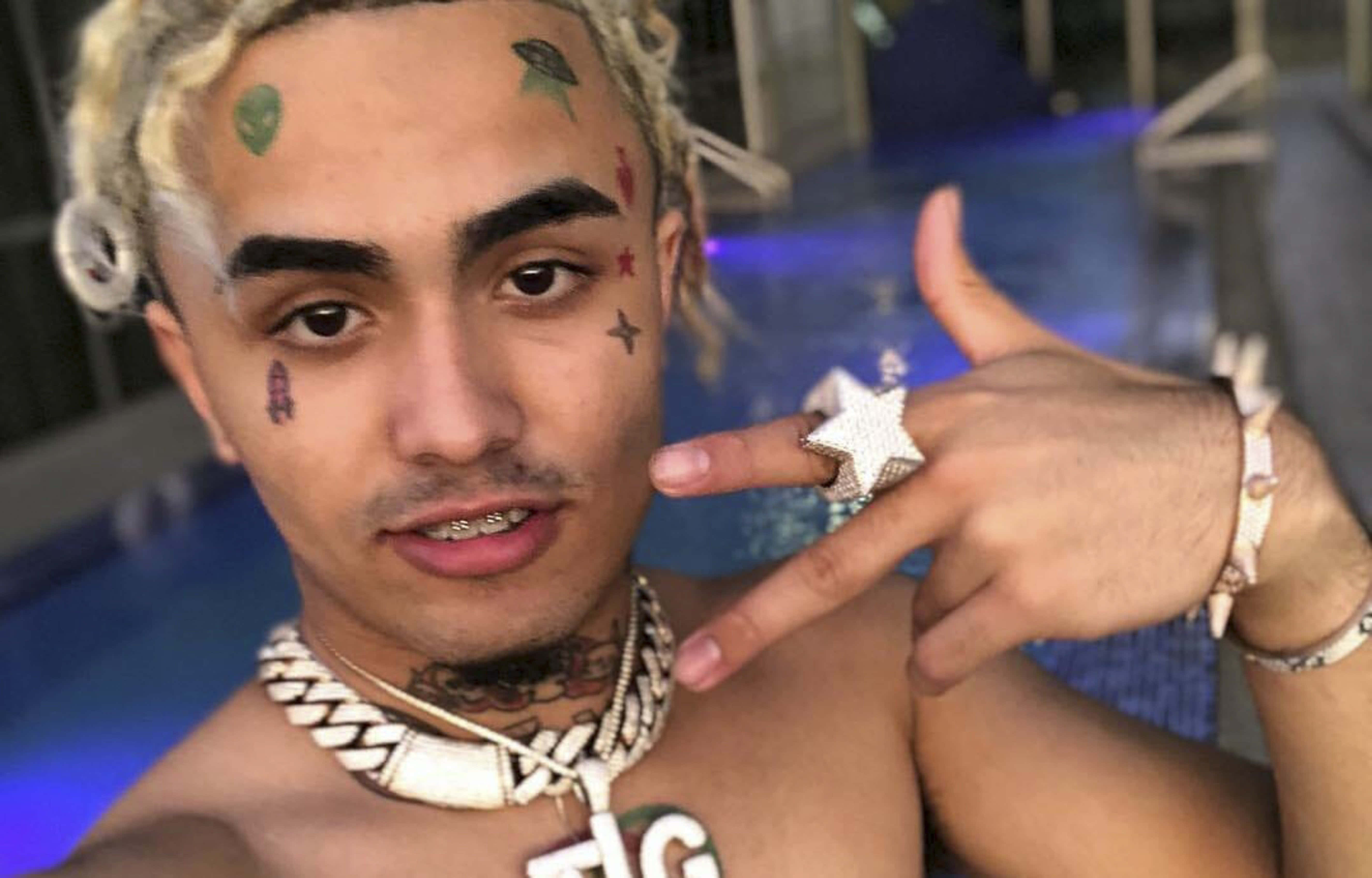Lil Pump, intrepid pose, face tattoos, 5K Desktop Wallpaper