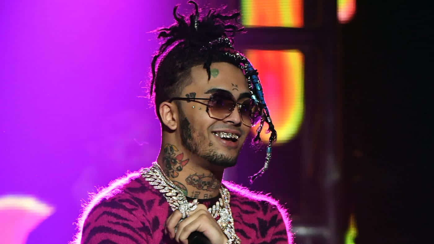 Lil Pump, dreadlocks, tattoos, HD Desktop Wallpaper