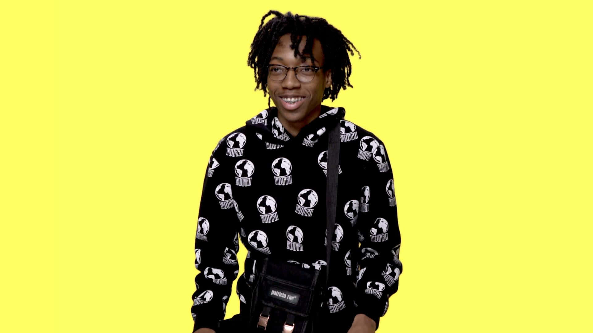 Lil Tecca, dreadlocks, glasses, Full HD Desktop Wallpaper