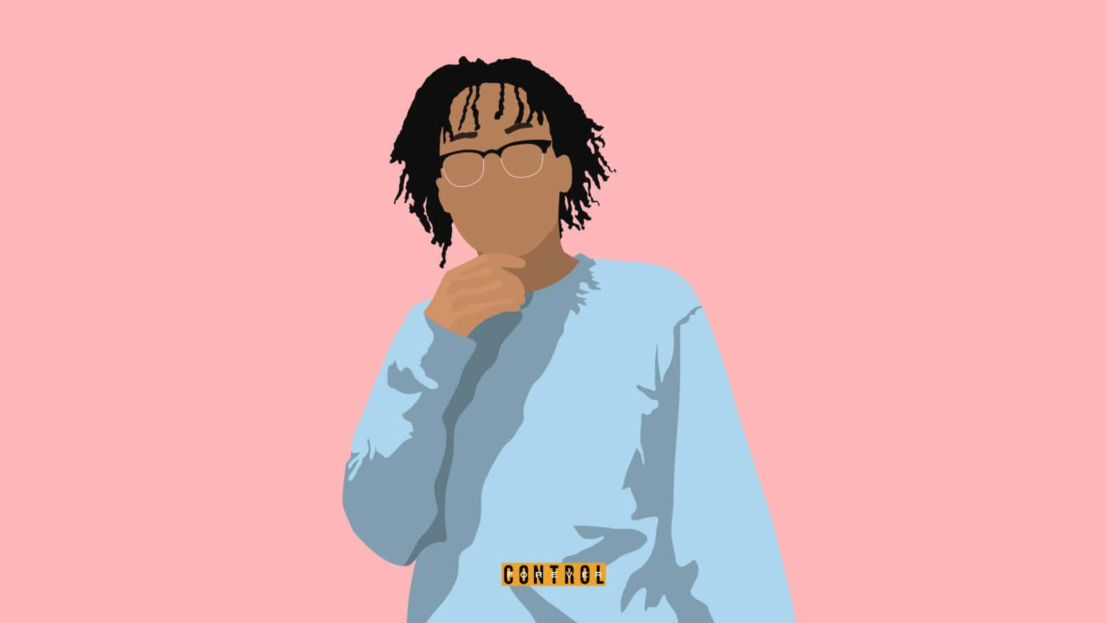 Lil Tecca, dreadlocks, glasses, HD Desktop Wallpaper