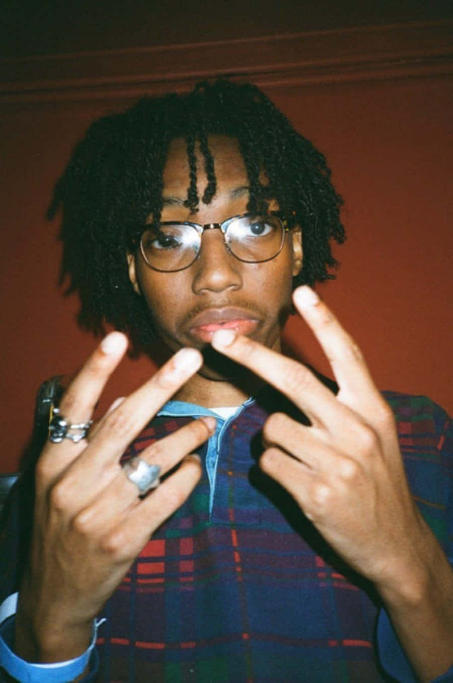 Lil Tecca, dreadlocks, glasses, HD Phone Wallpaper
