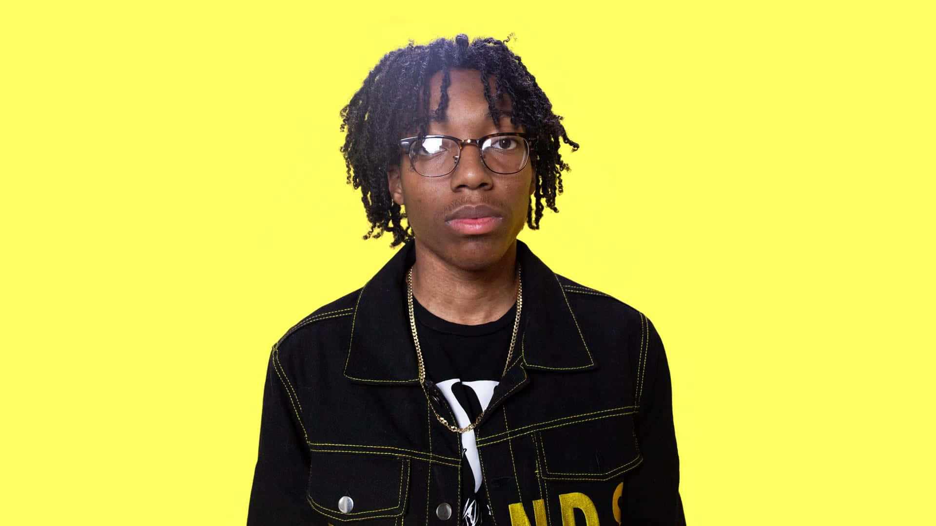 Lil Tecca, dreadlocks, glasses, Full HD Desktop Wallpaper