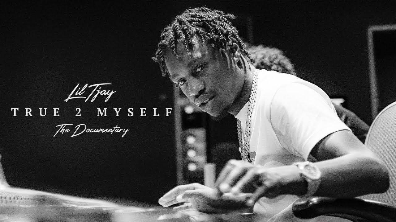 Lil Tjay, album documentary, black and white portrait, HD Desktop Wallpaper